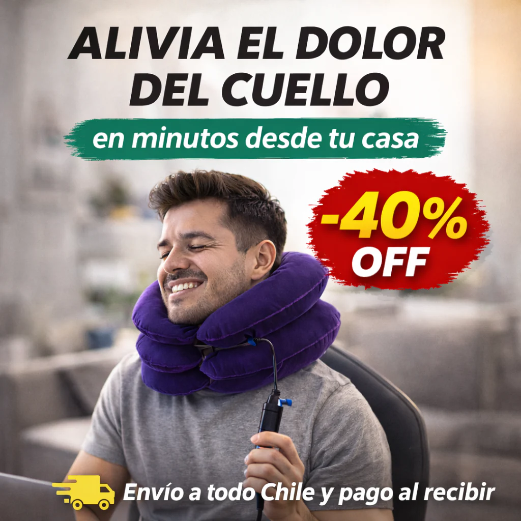 💆‍♂️ Collar de Tracción Cervical Inflable - Alivia la tensión del cuello en minutos desde tu casa