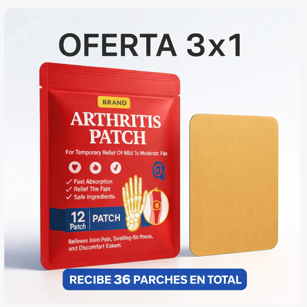 Parches Transdérmicos para el Alivio del Dolor Articular - Oferta 3x1