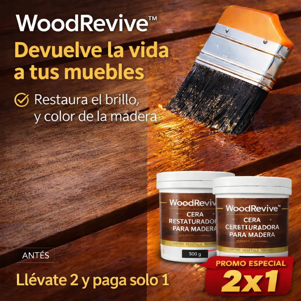 🪵 WoodRevive™ Cera Restauradora Premium para Madera